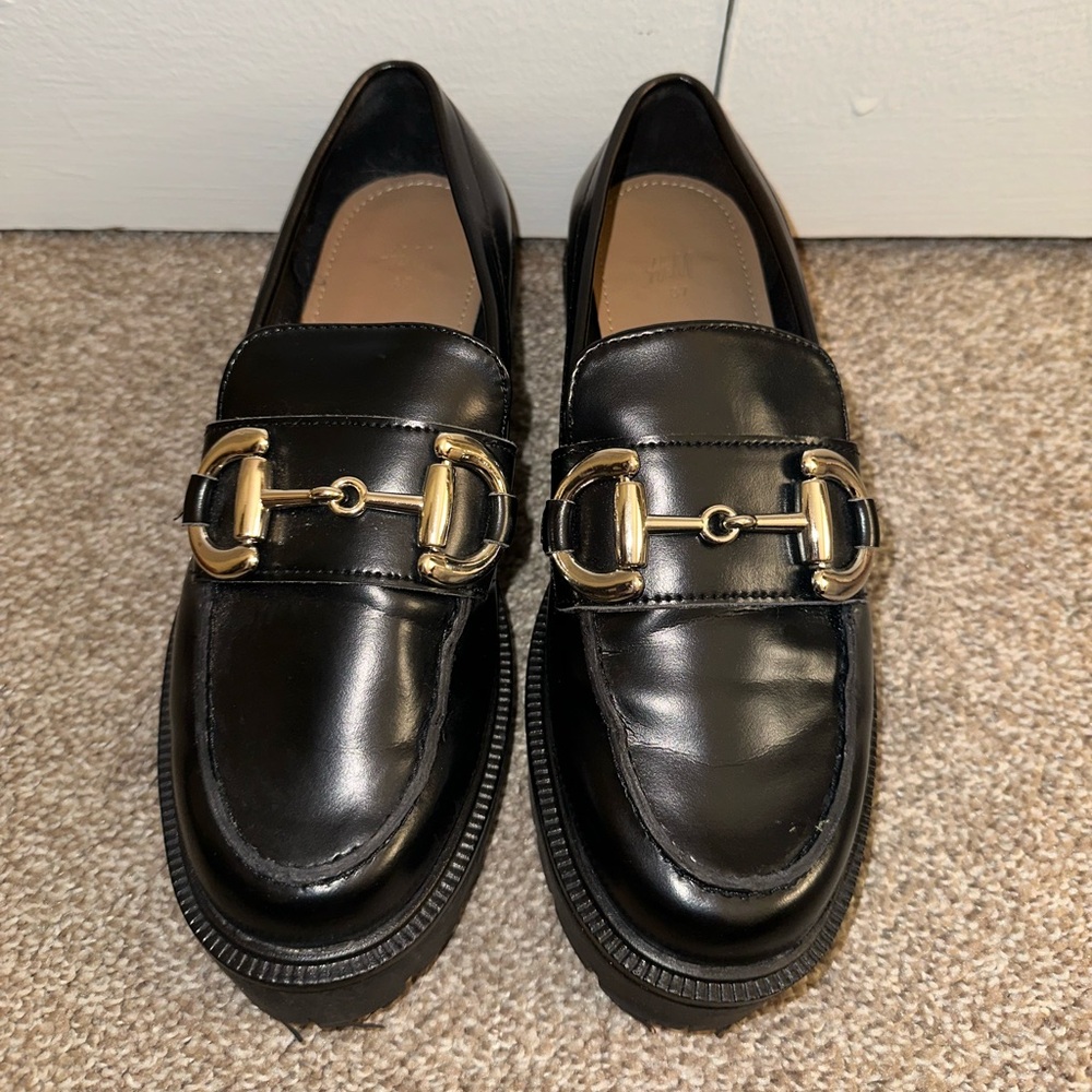 H&M chunky loafers.